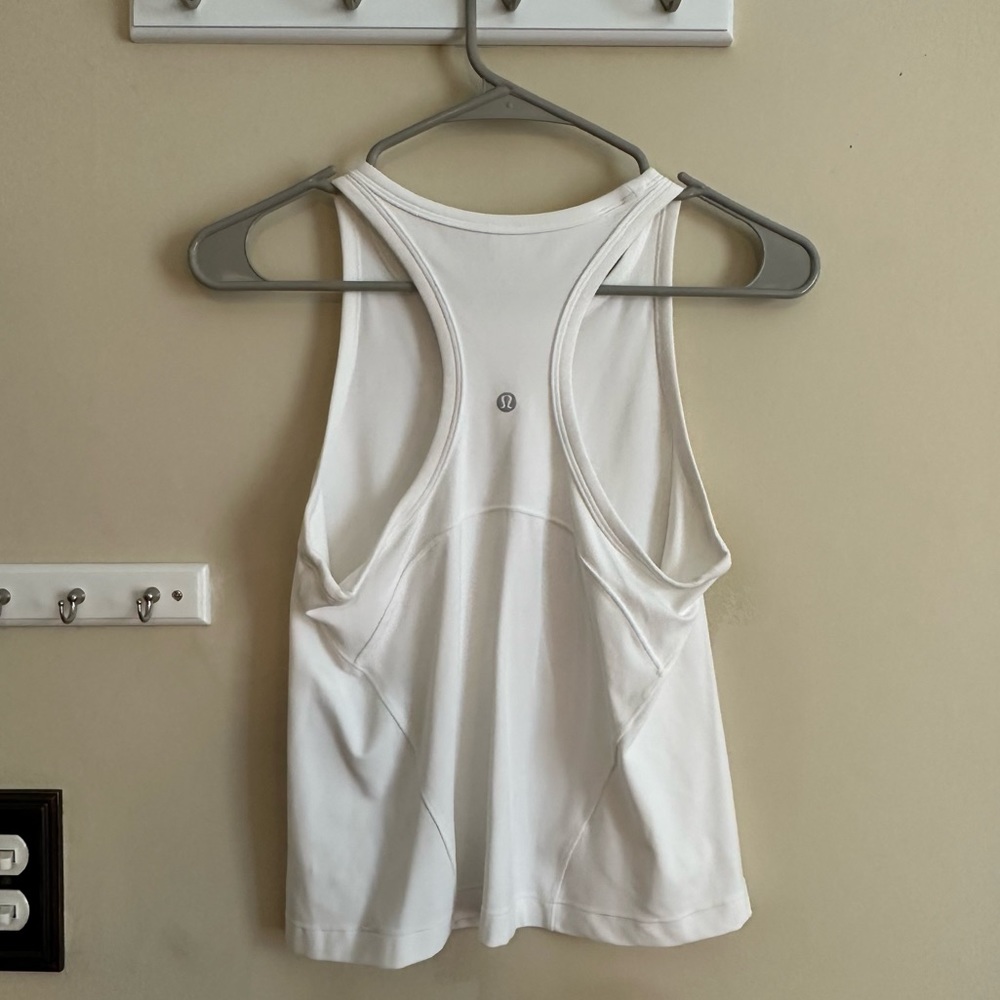 LULULEMON ALIGN WAIST LENGTH WHITE 8